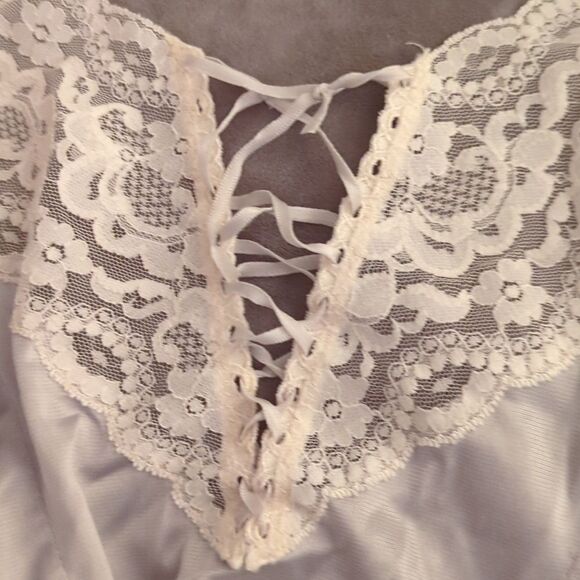 Vintage Maidenform Heartstrings union made gray 2 piece set - Picture 7 of 8